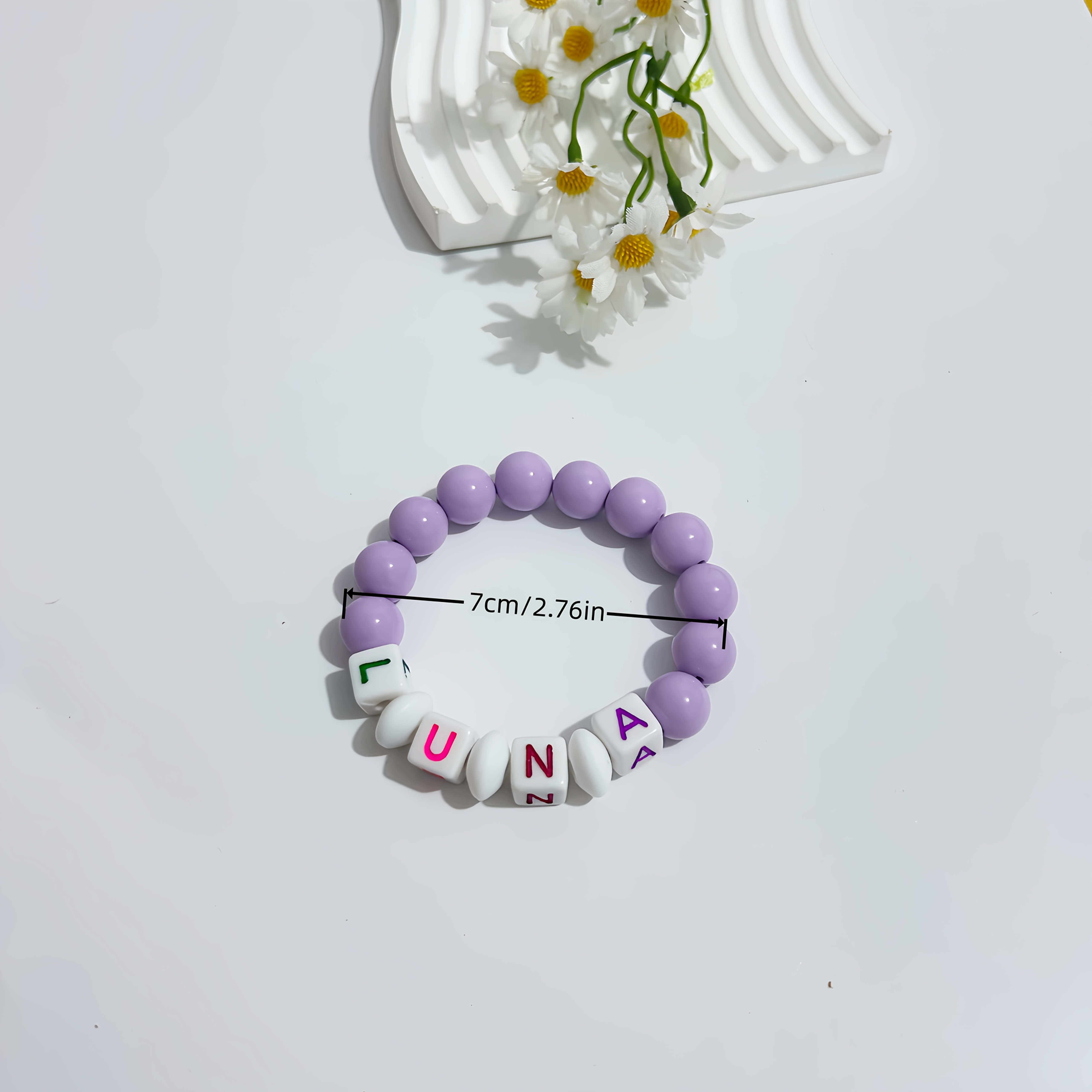 Customizable Fashion Bracelet with Colorful Beads